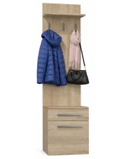 Wieszak z szafką na buty dąb sonoma - Balex 3X w sklepie Edinos.pl