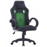 Zielony fotel gamingowy obrotowy Mevis