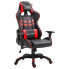 Nowoczesny czerwony fotel gamingowy Gamix