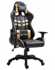 Złote krzesło obrotowe dla gracza - Gamix w sklepie Edinos.pl