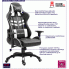 Ergonomiczny fotel do grania Gamix z regulacją podłokietników