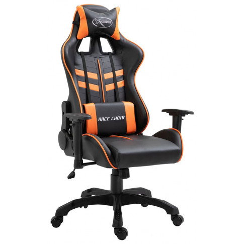 Pomarańczowy fotel gamingowy Gamix