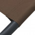 Szczegółowe zdjęcie nr 6 produktu Brązowy dwuosobowy leżak z baldachimem - Pafos 3X