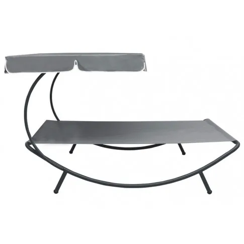 Nowoczesny dwuosobowy leżak ogrodowy z daszkiem Martes