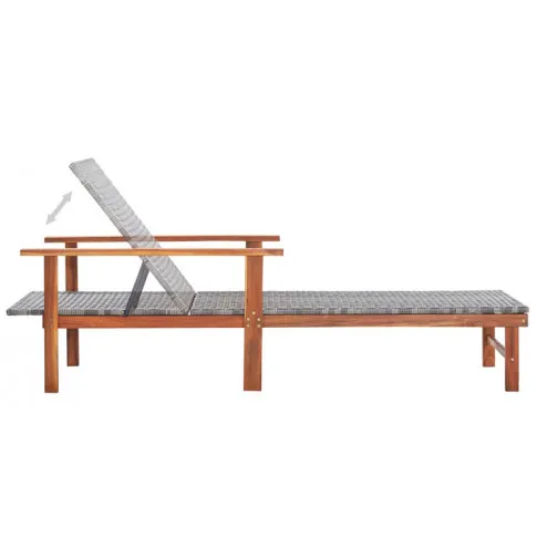 Akacjowy leżak Granti 3X