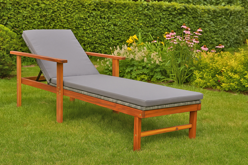 nowoczesny lezsak do ogrodu 