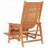 Krzesło ogrodowe brązowe Dilia