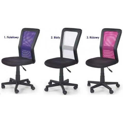 Zdjęcie wentylowany biały fotel obrotowy dla ucznia Niclos | Edinos.pl