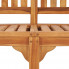 Siedzisko drewnianej ławki ogrodowej Claire 2X