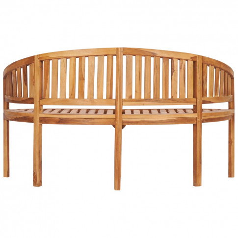 Tył drewnianej ławki ogrodowej Claire 3X