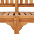 Siedzisko drewnianej ławki ogrodowej Claire 3X