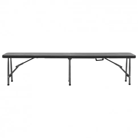 Czarna ławka biesiadna Estella