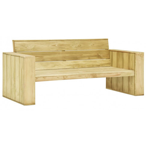 Drewniana ławka ogrodowa Conal 2X