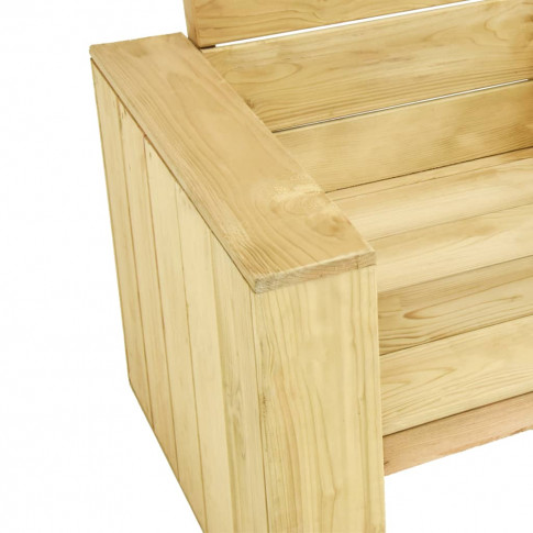 Materiał drewnianej ławki ogrodowej Conal 2X