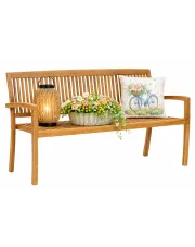 Drewniana ławka ogrodowa - Aragos 3X w sklepie Edinos.pl