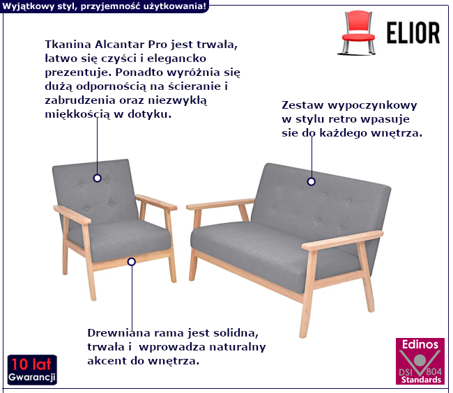 Zestaw wypoczynkowy Arbre