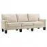 Luksusowa trzyosobowa kremowa sofa - Alaia 3X