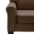 Luksusowa brązowa sofa Alaia 3X