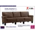 Luksusowa brązowa sofa Alaia 3X