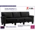Luksusowa czarna sofa Alaia 3X