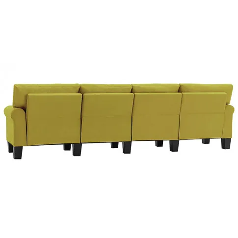 Luksusowa czteroosobowa sofa zielona Alaia 4X