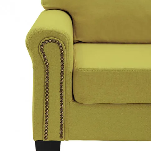 Luksusowa czteroosobowa sofa zielona Alaia 4X