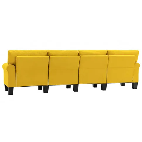 Luksusowa czteroosobowa sofa jasnoszara Alaia 4X