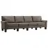 Czteroosobowa taupe sofa - Alaia 4X