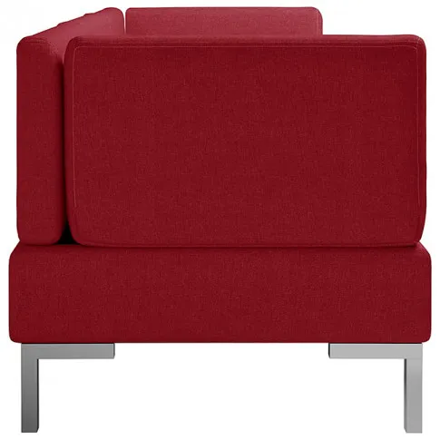 Czerwony 3-częściowy zestaw wypoczynkowy Marsala 3C