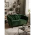 Ciemnozielona sofa welurowa Galax 2X