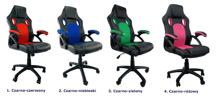 Kolory fotela komputerowego Dargo 2X