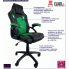 Czarno zielone fotel obrotowy Awerte 2X