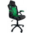 Czarno zielony fotel obrotowy Awerte 2X