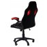 Obrotowy fotel biurowy czerwony Awerte 3X kolor 1