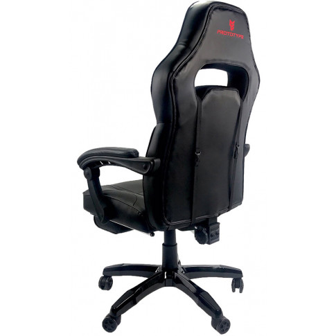 Czarny fotel obrotowy do komputera Cortes 2X
