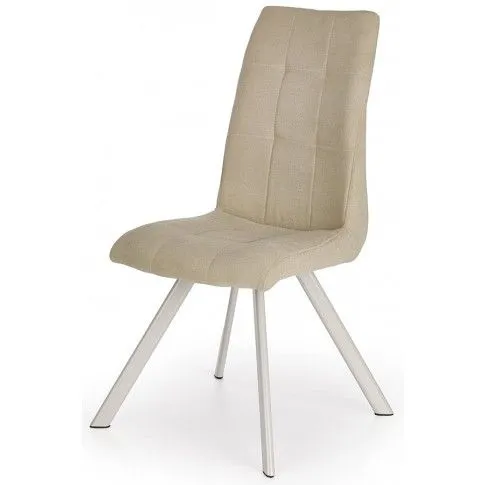 Zdjęcie produktu Pikowane krzesło Fixin - beżowe.