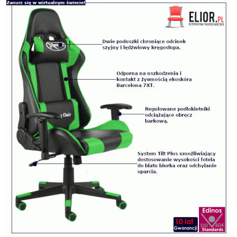 Właściwości fotela Grando