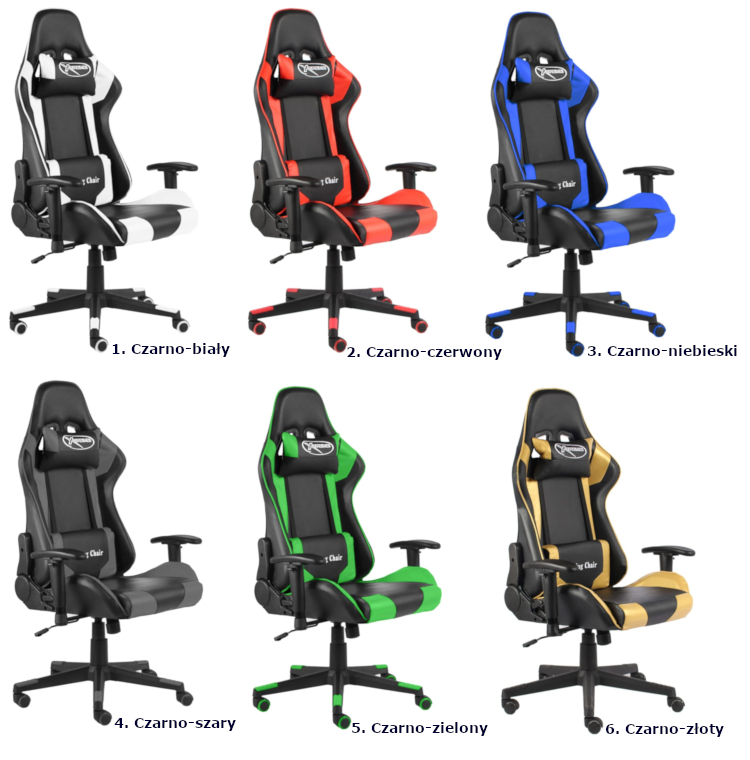 Odcienie foteli Zexo