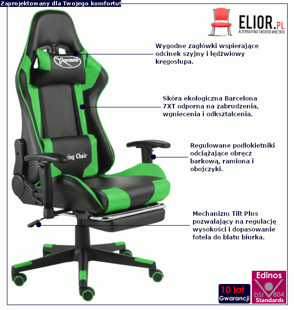 Fotel obrotowy Elsa: szczegóły produktu