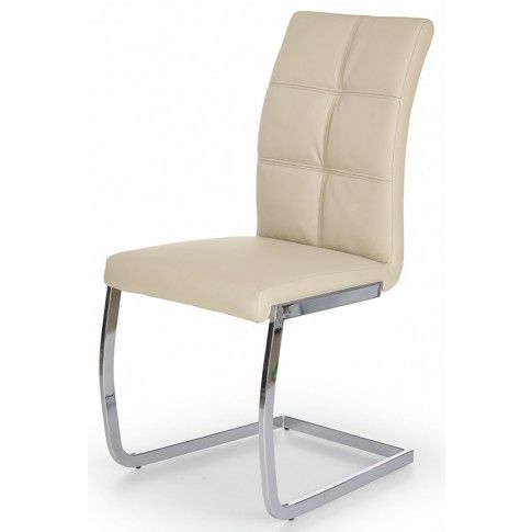 Zdjęcie produktu Krzesło tapicerowane Levon - kremowe.