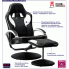 Ergonomiczny fotel z podnóżkiem Endy