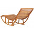 Drewniany jednoosobowy leżak ogrodowy z poduszką Afis 3X