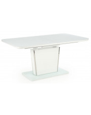Biały rozkładany stół do salonu - Clares w sklepie Edinos.pl
