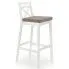 Zdjęcie produktu Wysokie krzesło barowe Ravix 2X - białe.