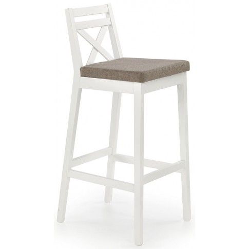 Zdjęcie produktu Wysokie krzesło barowe Lidan 2X - białe.