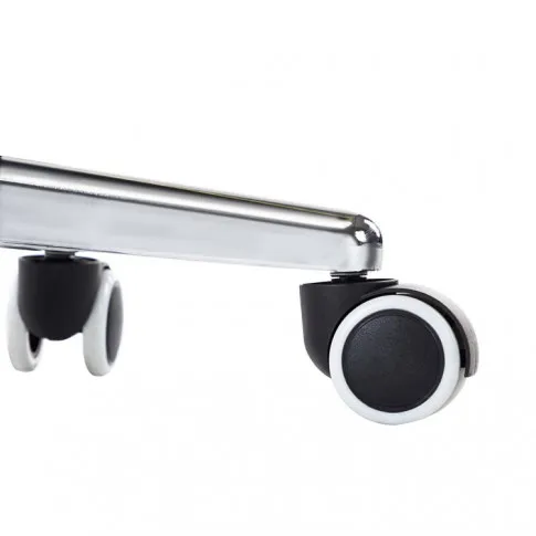 Kółka tapicerowanego fotela biurowego Carmin