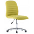 Zielony tapicerowany fotel biurowy Carmin
