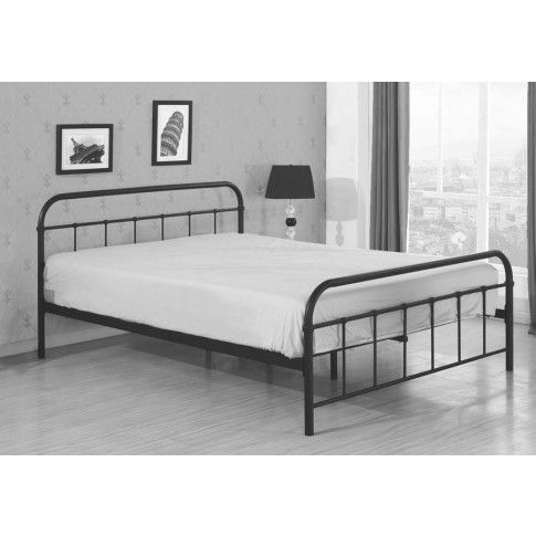 Zdjęcie produktu Jednoosobowe łóżko metalowe 120x200 Doris.