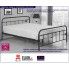 Fotografia Jednoosobowe łóżko metalowe 120x200 Doris z kategorii Łóżka i materace