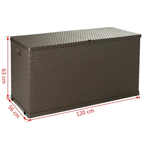 Skrzynia ogrodowa zamykana Risama